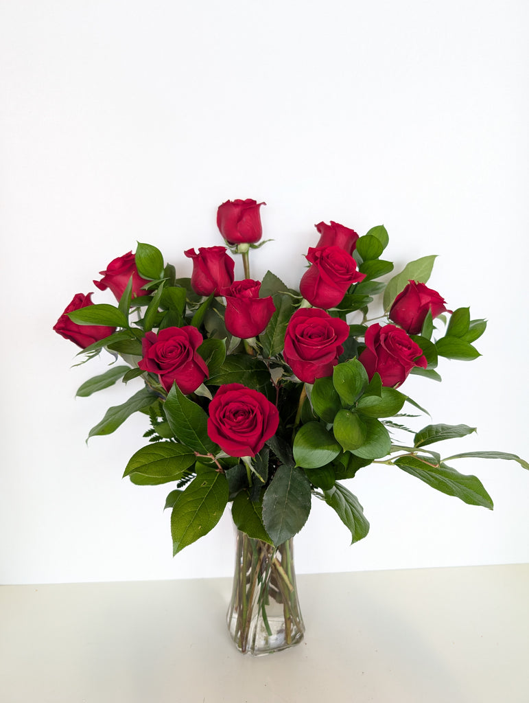 Classic Red Roses - Beaudry Flowers