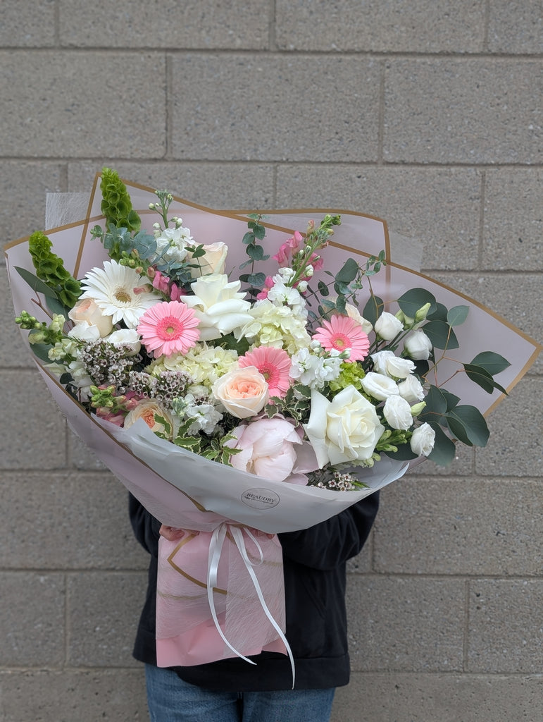 Rosé Hand-tied Bouquet - Beaudry Flowers