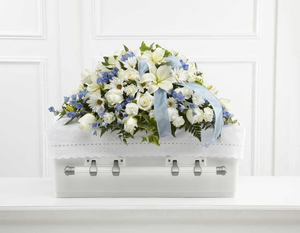 The FTD Tender Treasure Casket Spray (S46-4549) - Beaudry Flowers