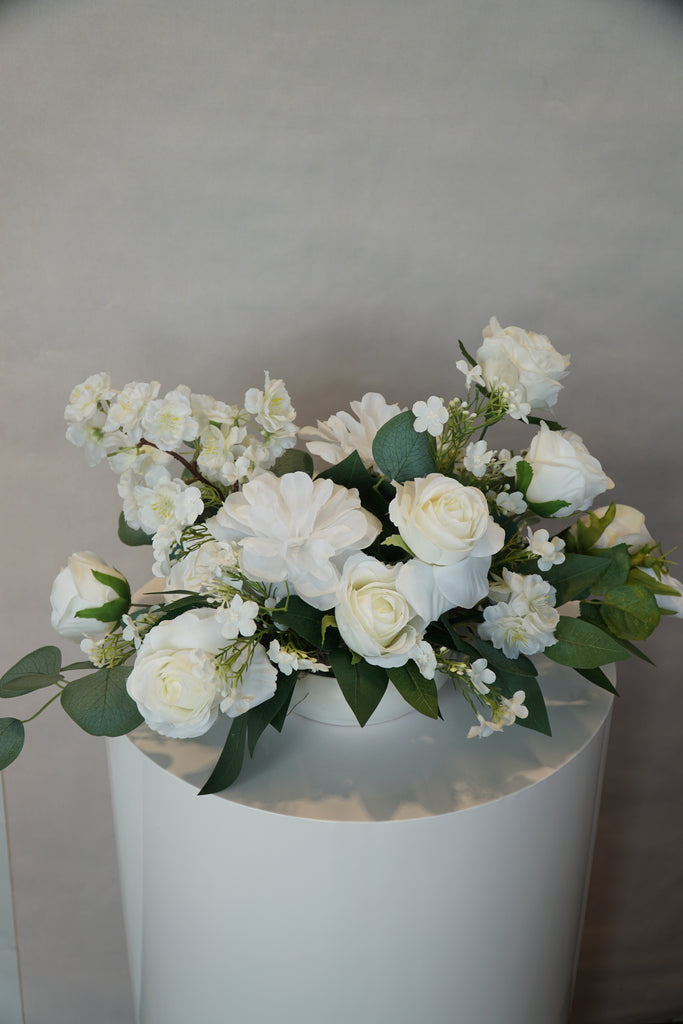 The Everlasting White Faux Arrangement