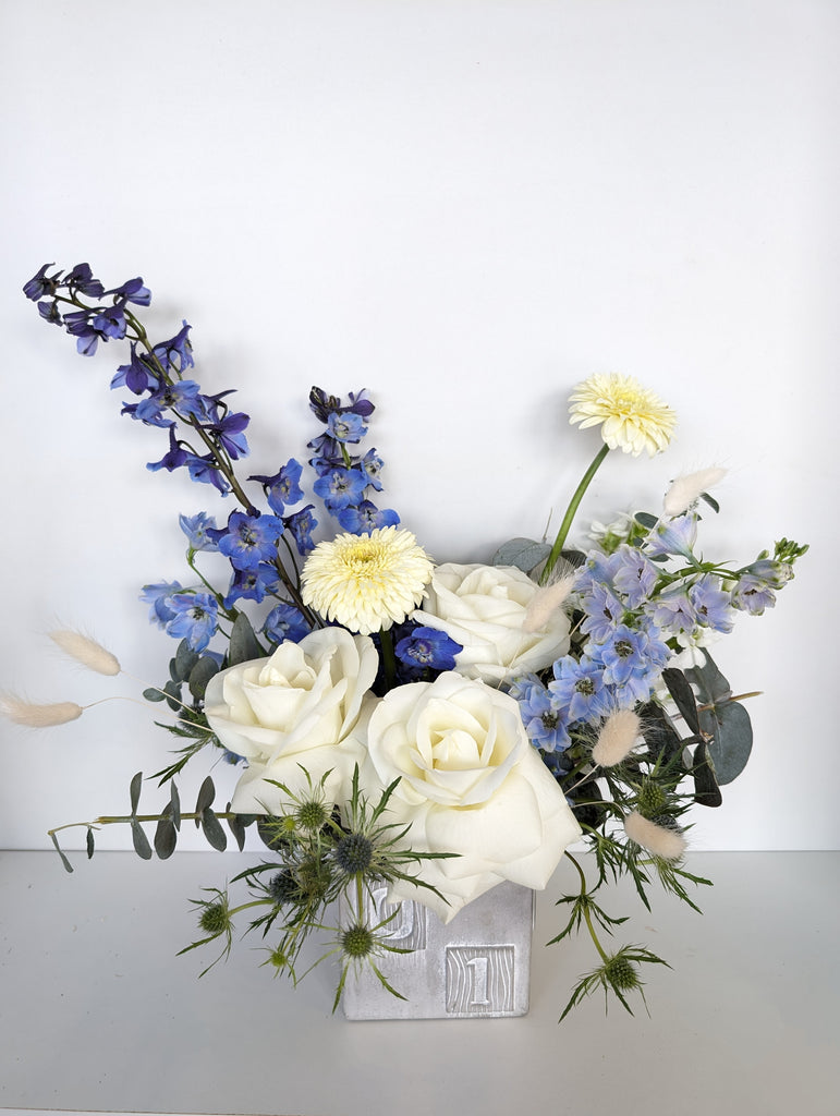 Baby Block Arrangement - Beaudry Flowers