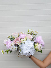 Blossoming Blush Mauve Centerpiece - Beaudry Flowers