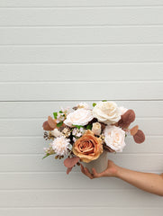 Warm Cappuccino Faux Arrangement - Beaudry Flowers