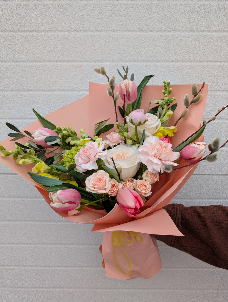 Spring Willow Hand Tied Bouquet - Beaudry Flowers