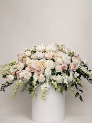 The Elegant Blush Casket Spray