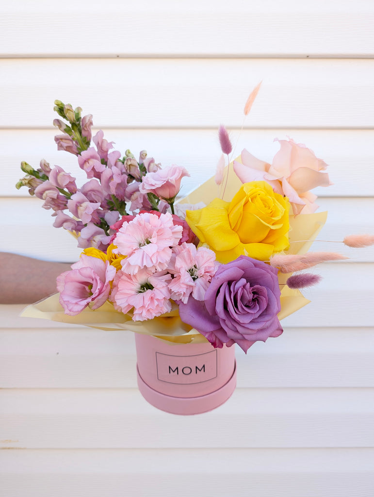 Mom's Colourful Bloom Box (Similar Box) - Beaudry Flowers