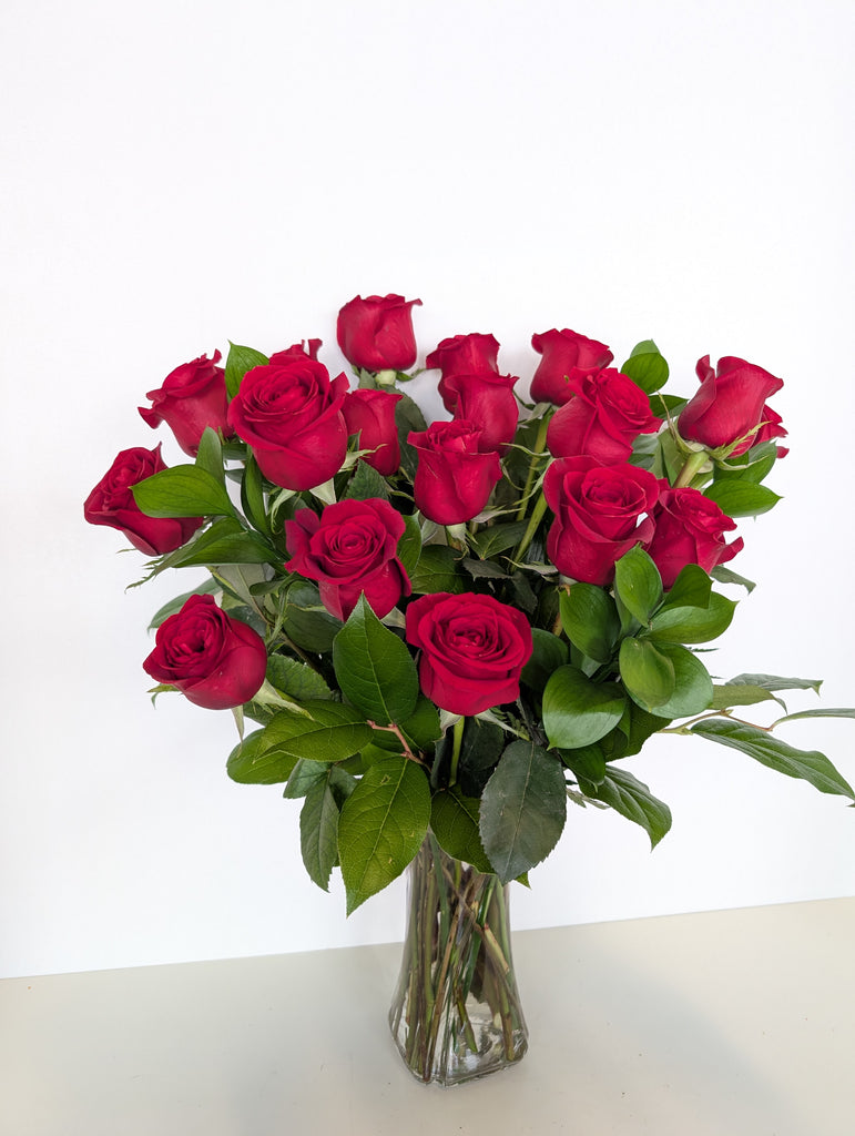 Classic Red Roses - Beaudry Flowers