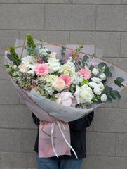 Rosé Hand-tied Bouquet - Beaudry Flowers