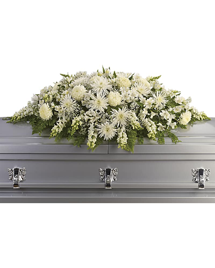 Enduring Light Casket Spray - Beaudry Flowers