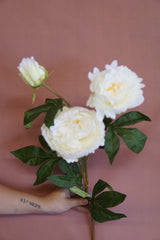 Faux Peony Stem - Beaudry Flowers