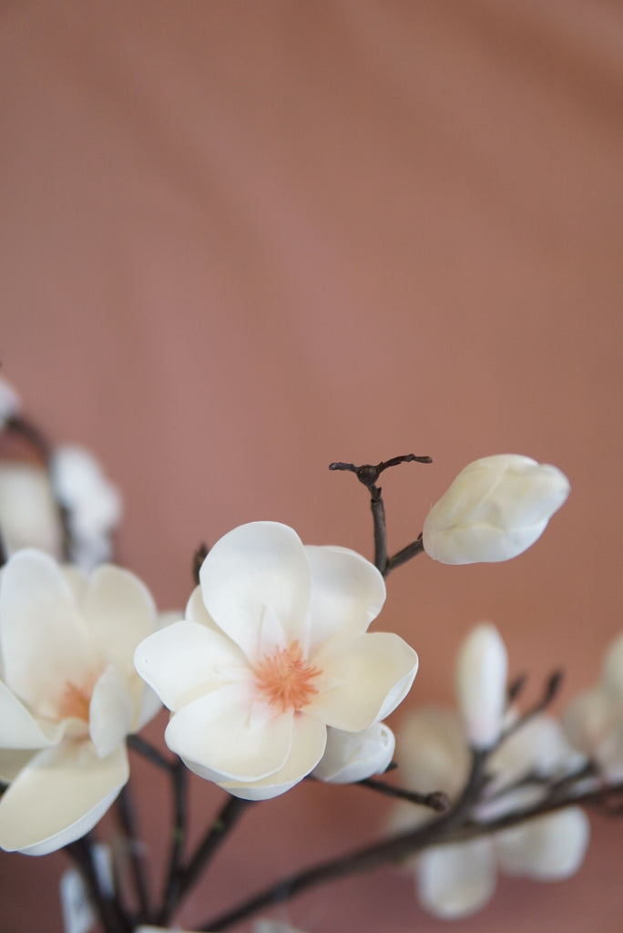 Faux Magnolia Branch Stem - Beaudry Flowers