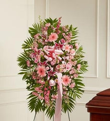 Deepest Sympathies Standing Spray - Beaudry Flowers