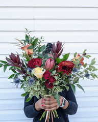 Dark & Misty Hand-tied - Beaudry Flowers