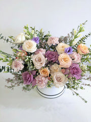 French Violet Flower Box