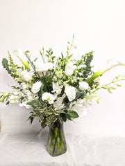 Elegant in White - Beaudry Flowers