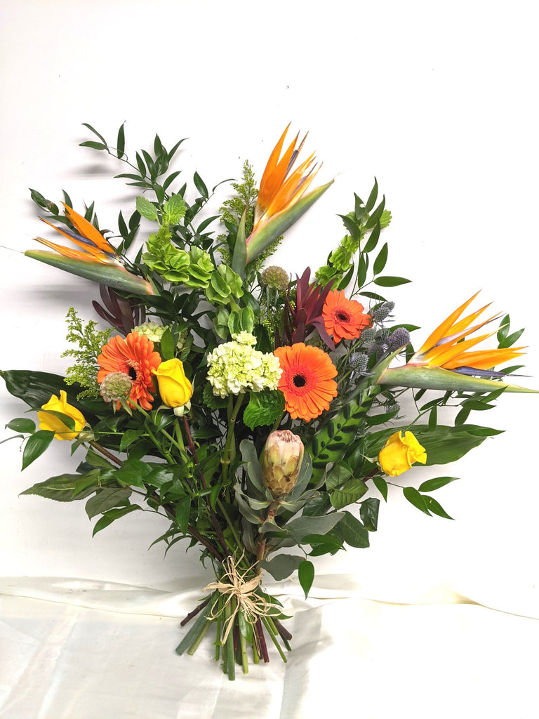 Exotic Blooms Hand-Tied Bouquet - Beaudry Flowers