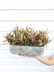 Dried Pebble Garden Centrepiece - Beaudry Flowers