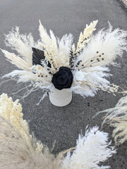 Black Accent Dried Arrangement - Beaudry Flowers