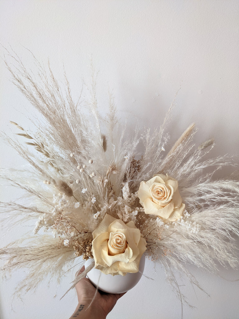 Light & Airy Dried Arrangement - Beaudry Flowers