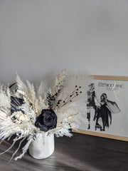 Black Accent Dried Arrangement - Beaudry Flowers