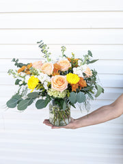 Light Fall Arrangement - Beaudry Flowers