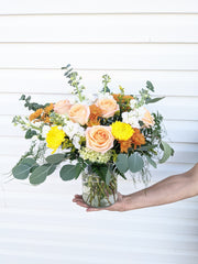 Light Fall Arrangement - Beaudry Flowers
