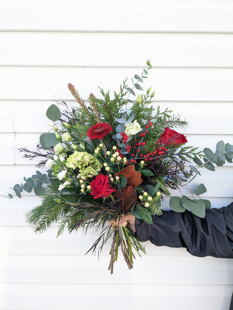 Festive Hand-Tied Bouquet - Beaudry Flowers