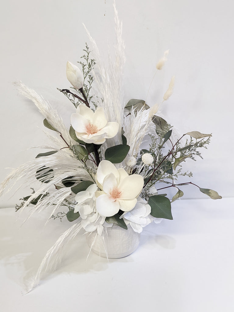 Silk Magnolia Dried Arrangement - Beaudry Flowers