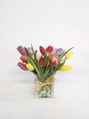 Assorted Spring Tulips (Similar Vase) - Beaudry Flowers