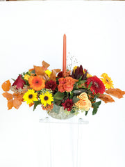 Candlelight Thanksgiving Centerpiece
