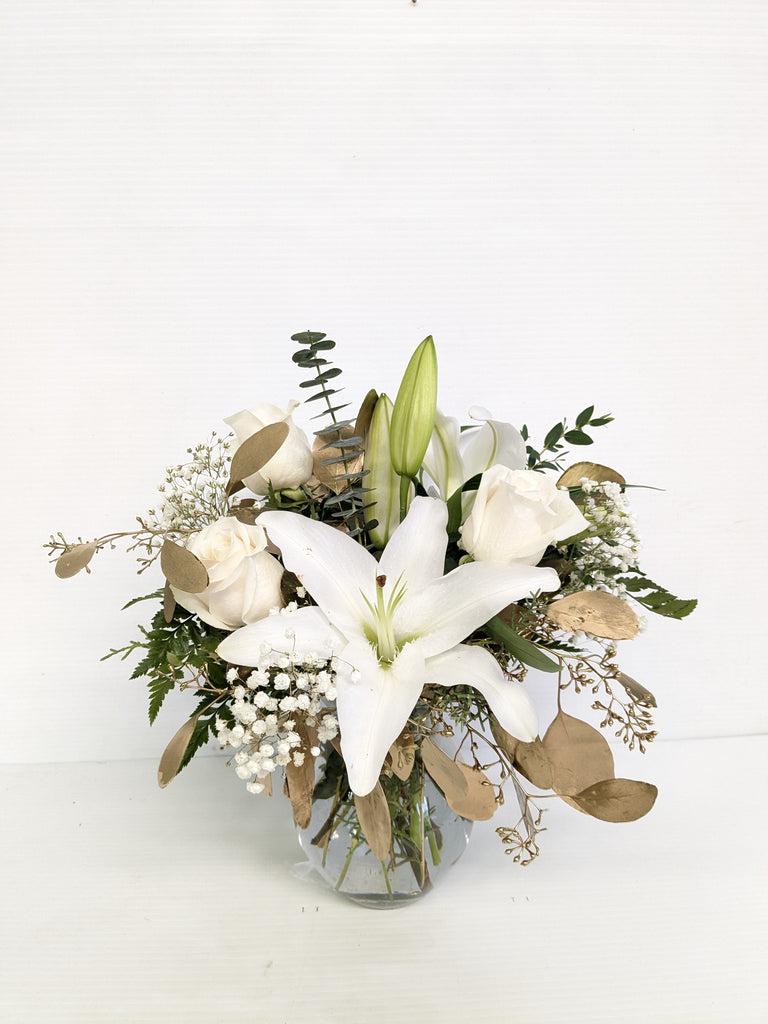 Gold Elegance Arrangement - Beaudry Flowers