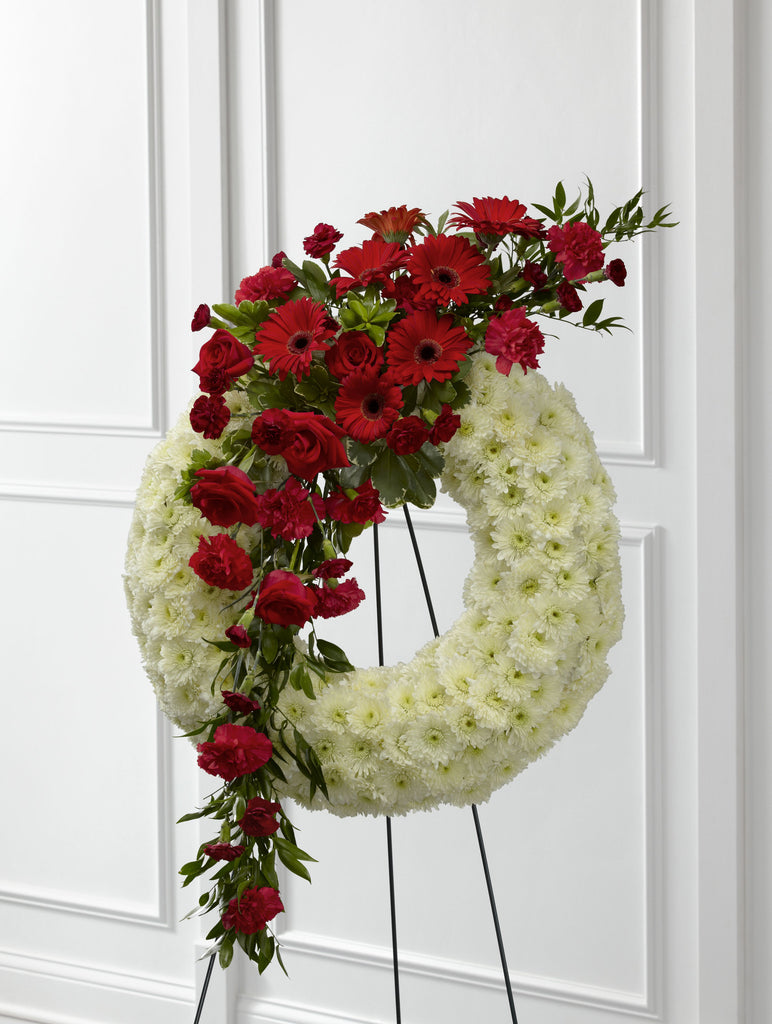 The FTD Graceful Tribute Wreath (S44-4542) - Beaudry Flowers