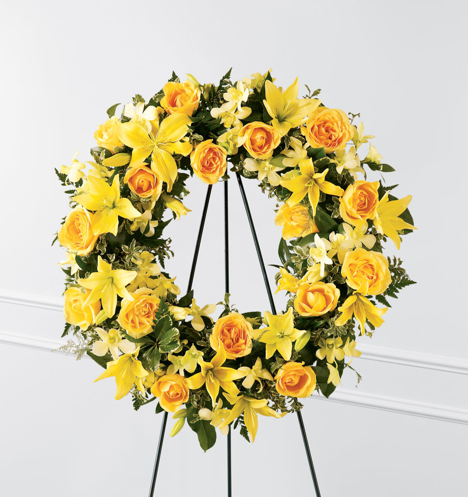 The FTD Ring of Friendship  Wreath - Beaudry Flowers